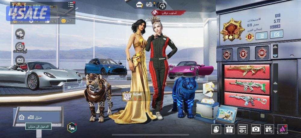 حساب ببجي لفل 803