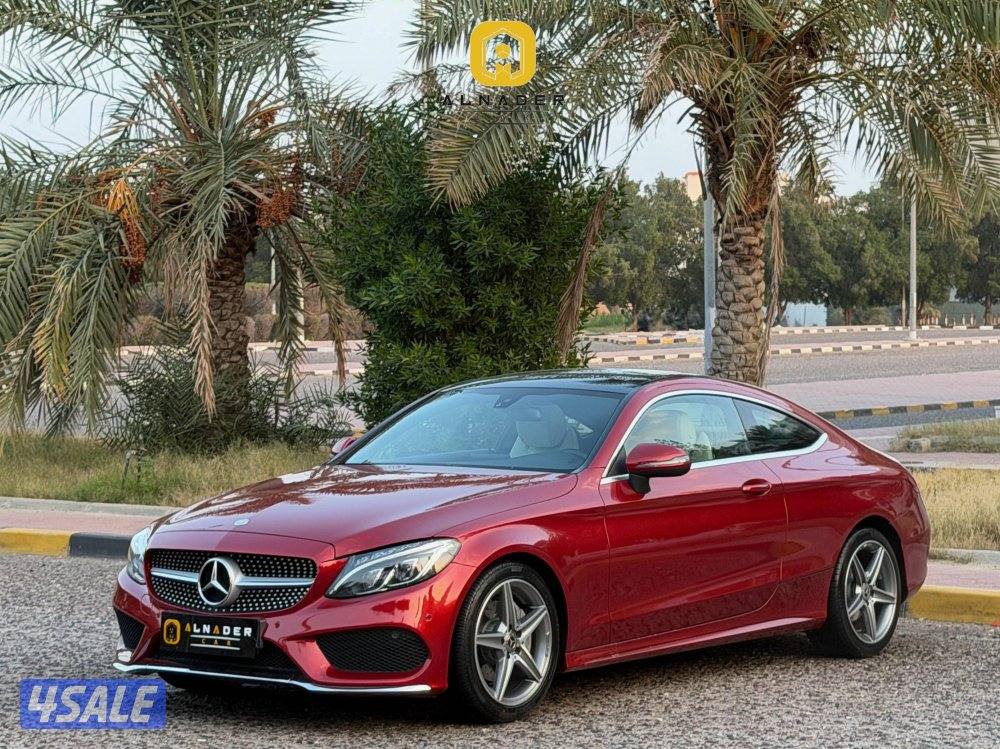 للبيع مرسيدس C200 كوبيه  كت AMG  موديل 2017 وارد البشر0