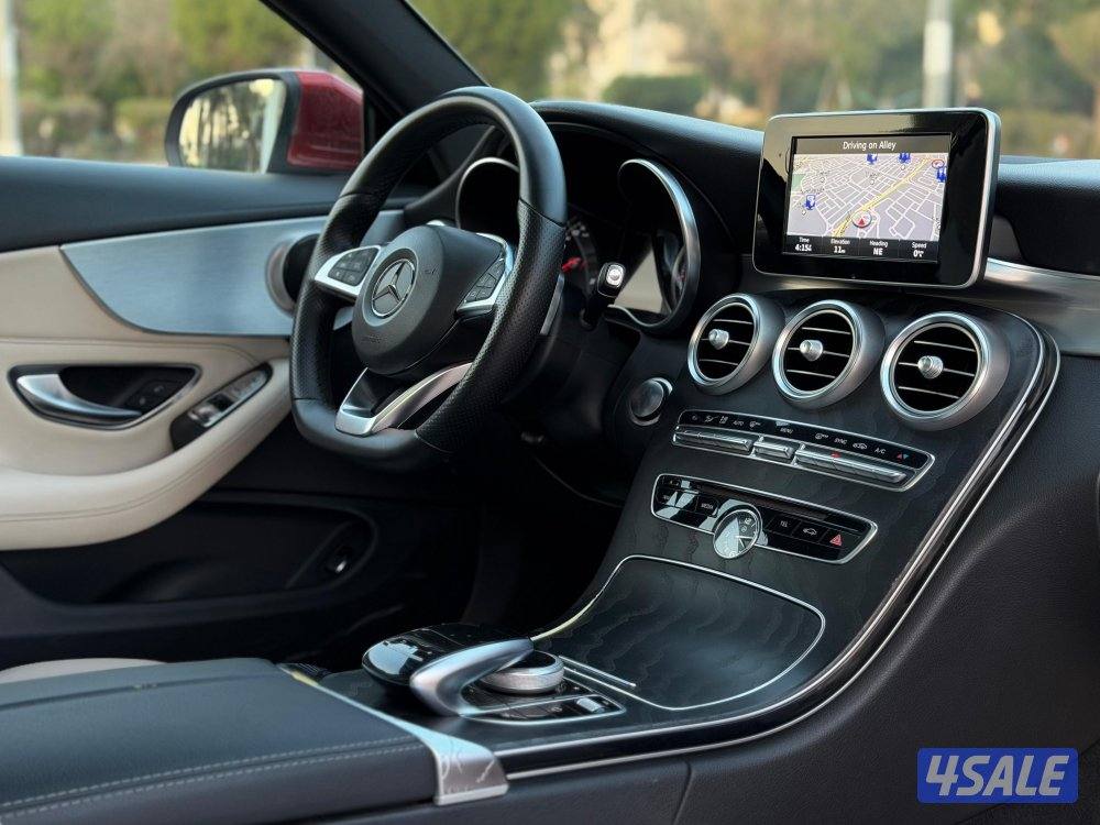 للبيع مرسيدس C200 كوبيه  كت AMG  موديل 2017 وارد البشر8