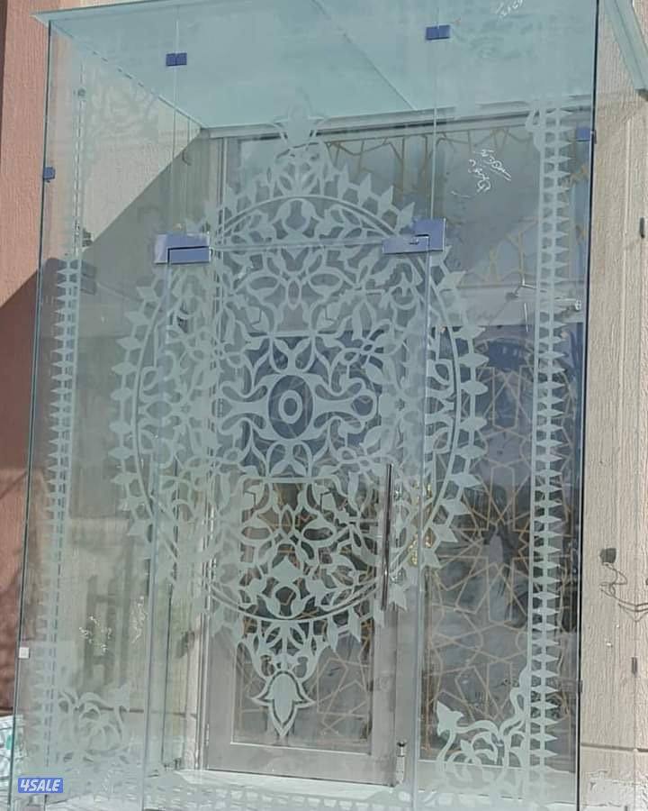 Aluminum door windows shutrs matbakh glass temper and mentinas all4