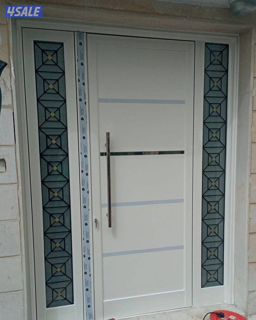 Aluminum door windows shutrs matbakh glass temper and mentinas all6