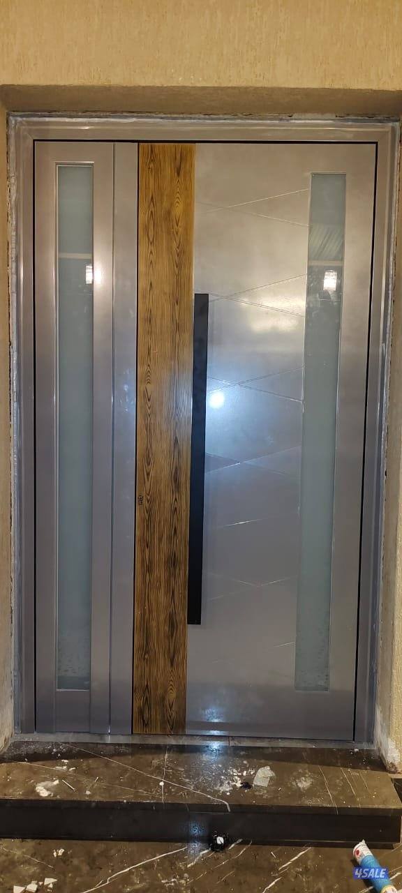 Aluminum door windows shutrs matbakh glass temper and mentinas all11