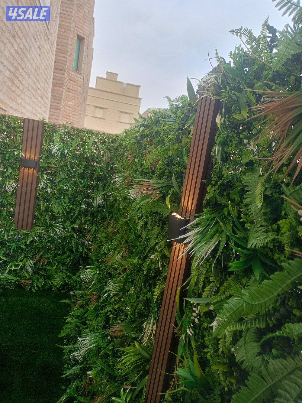 تنسيق حدائق تركيب ثيل صناعي وطبيعي وسور للحديقه تركيب بديل الخشب8