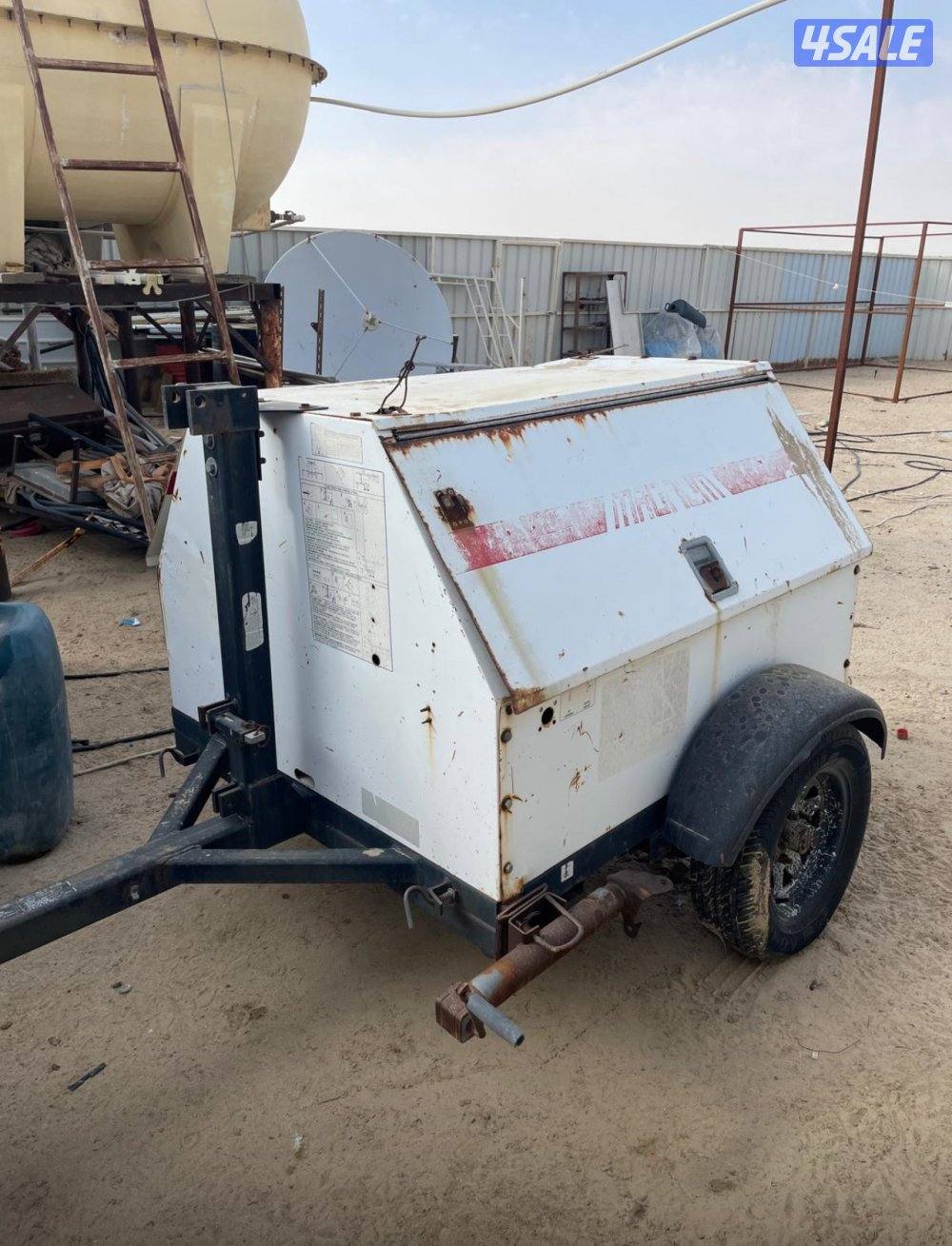 جنريتر متسوبيشي  ديزل كاتم للصوت يعطي صافي ٦٠٠٠ ويشغل وحدة طن ونص1