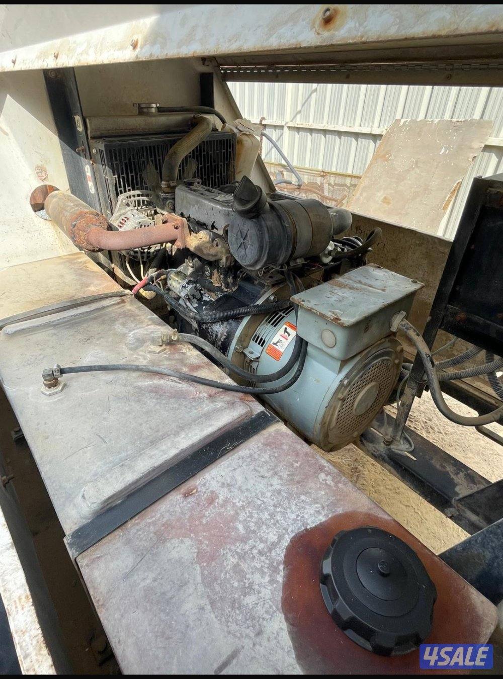 جنريتر متسوبيشي  ديزل كاتم للصوت يعطي صافي ٦٠٠٠ ويشغل وحدة طن ونص3