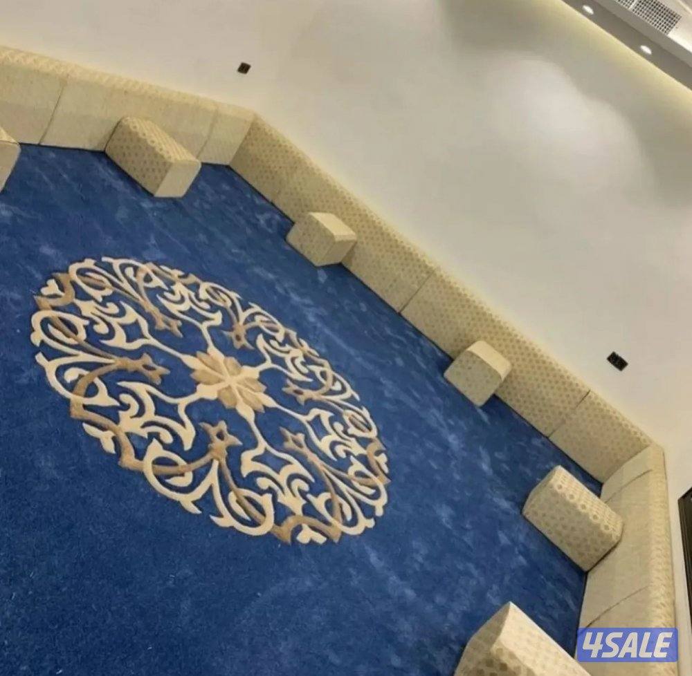 تفصال مساند و مراكي +تركيب سجاد ساده مشجر قص بالمتر11