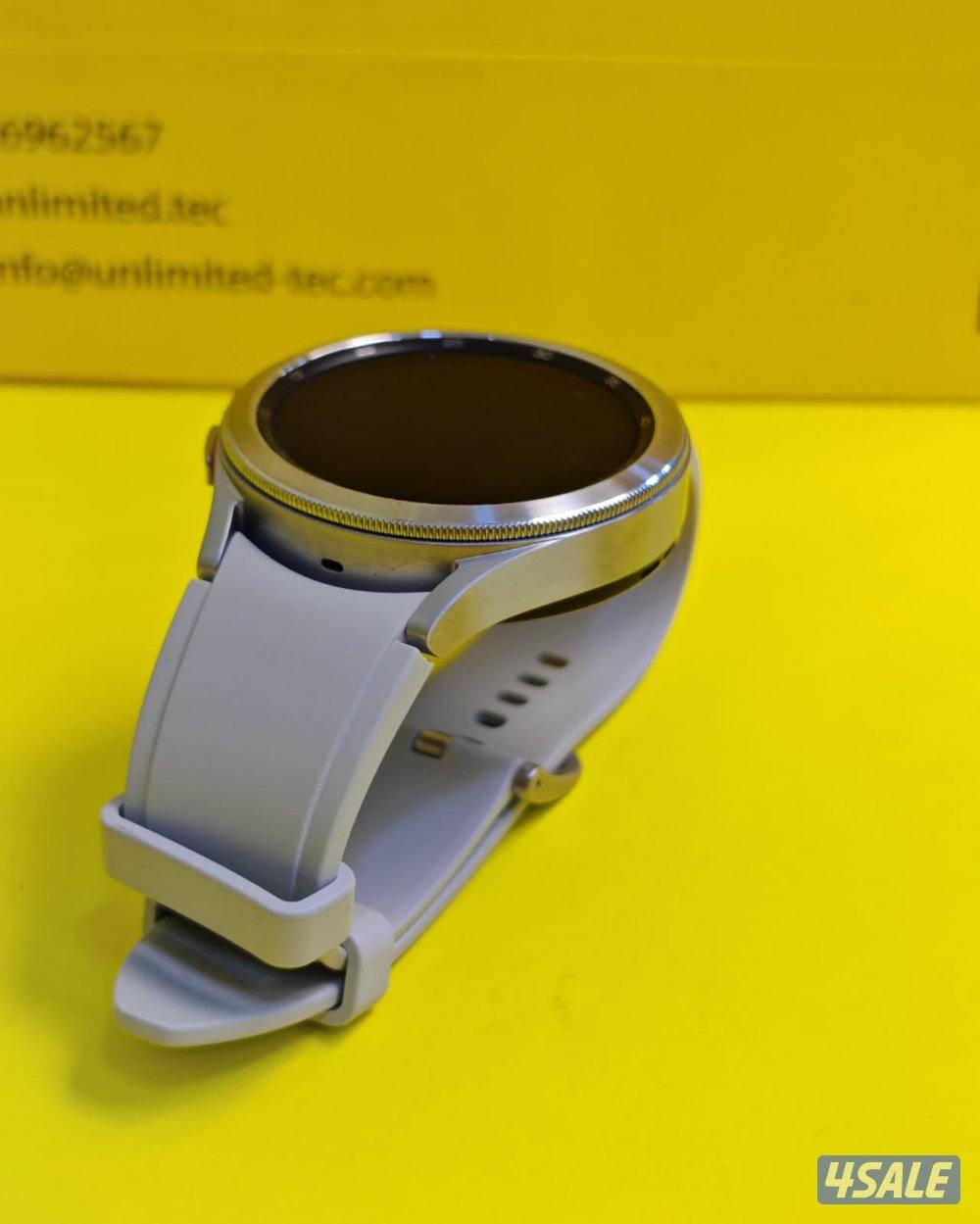 سامسونج واتش 4 كلاسيك – 46 ملم – فضي Samsung Galaxy Watch4 Classic1