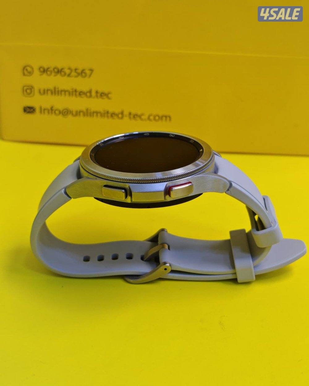 سامسونج واتش 4 كلاسيك – 46 ملم – فضي Samsung Galaxy Watch4 Classic5