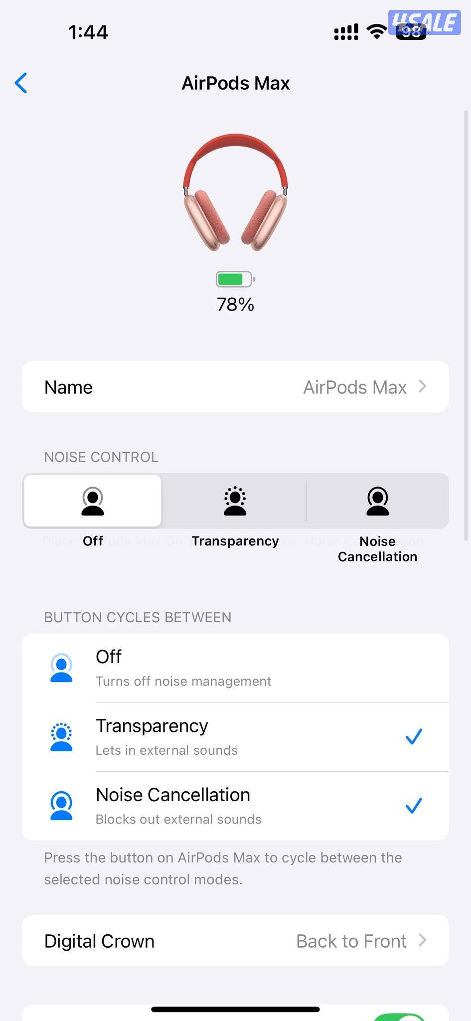 سماعة أبل إيربودز ماكس – وردي Apple AirPods Max – Pink6