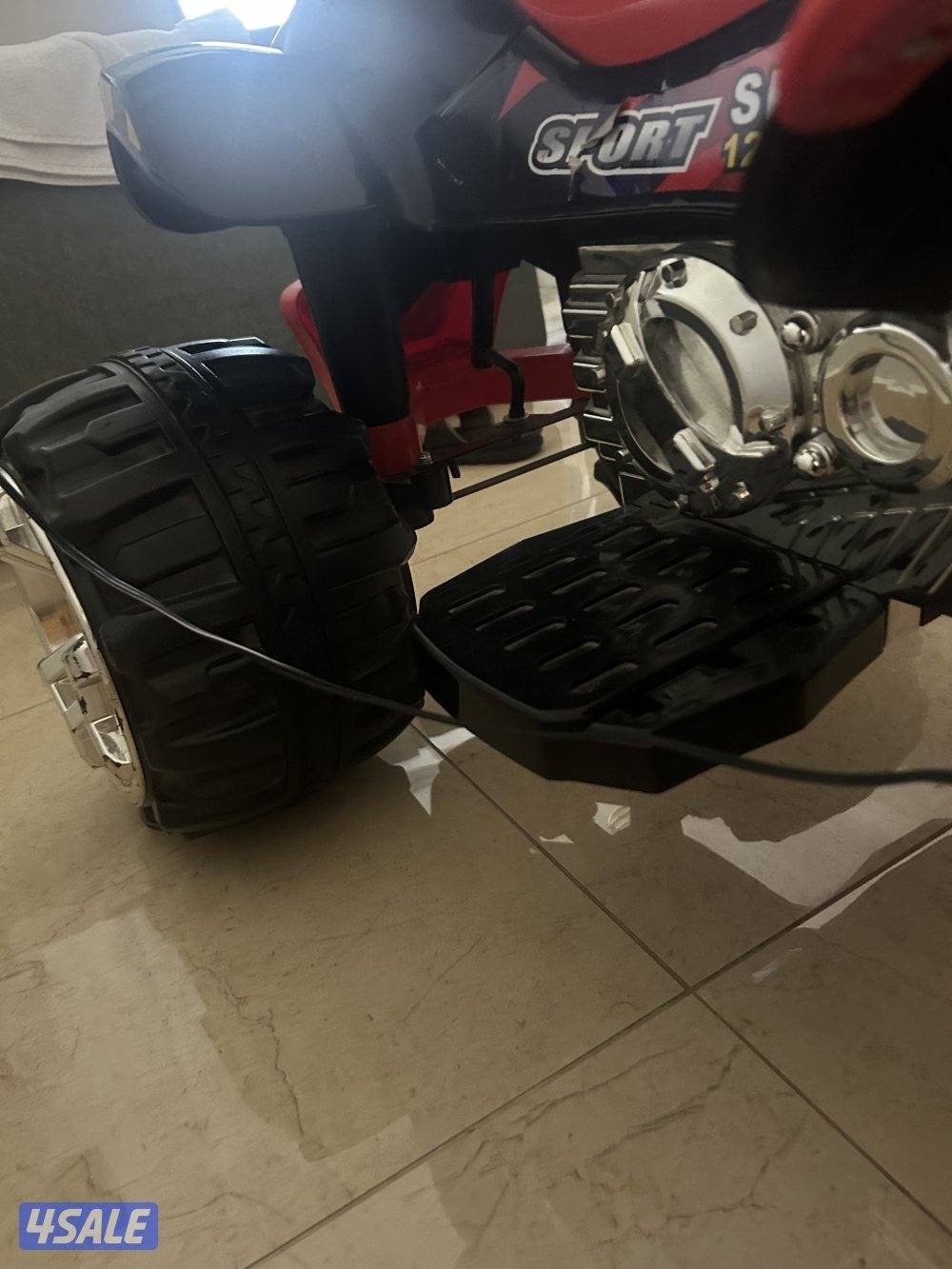 I have a used quad bike for kids. It is negotiable.3