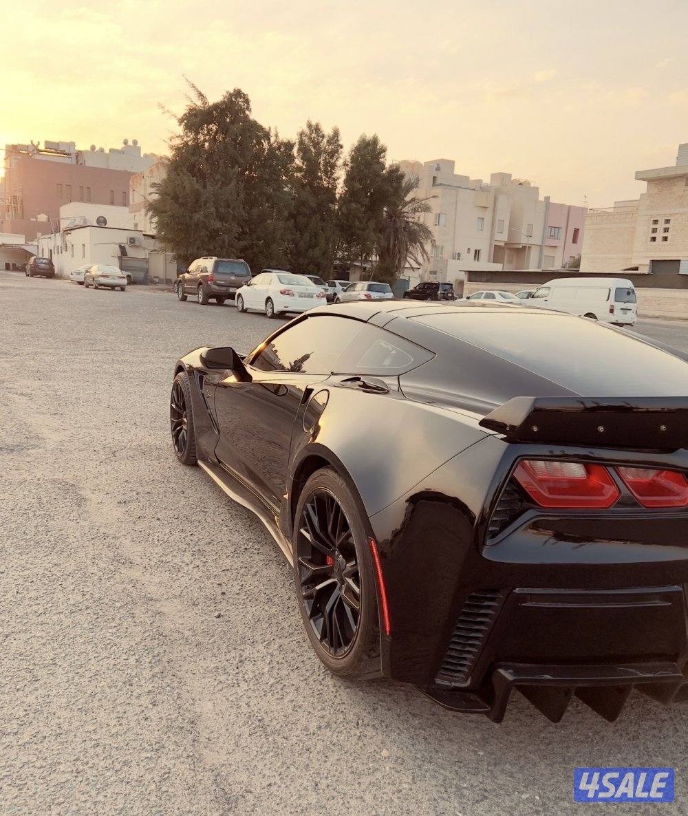 للبيع كورفيت C7 ورد الغانم ماشي الموتر 150 الف الموتر1