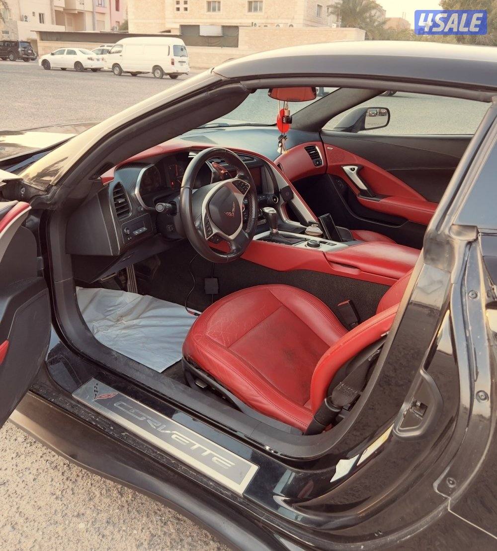 للبيع كورفيت C7 ورد الغانم ماشي الموتر 150 الف الموتر2