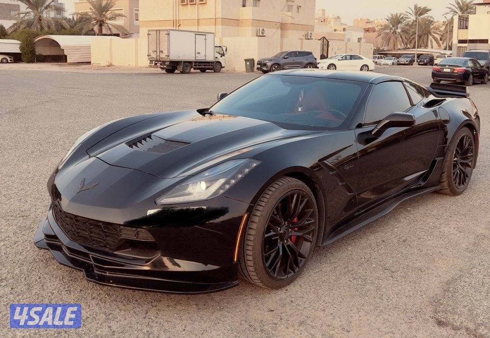 للبيع كورفيت C7 ورد الغانم ماشي الموتر 150 الف الموتر6