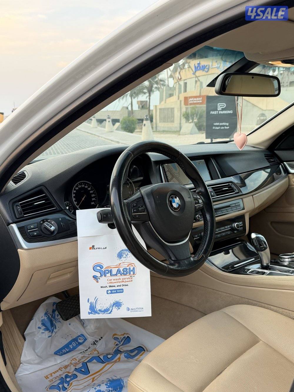 بي ام 520i موديل 2015 كامل المواصفات 4 سلندر وارد الوكالة شرط الفحص6