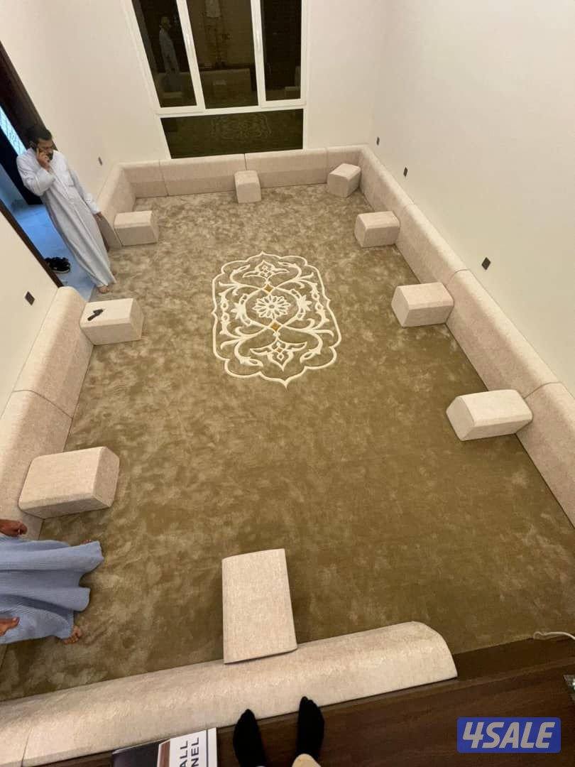 جميع المفروشات والأثاث سجاد قص تركي وموكيت سعودي وماراتي وتفصيل مساند3