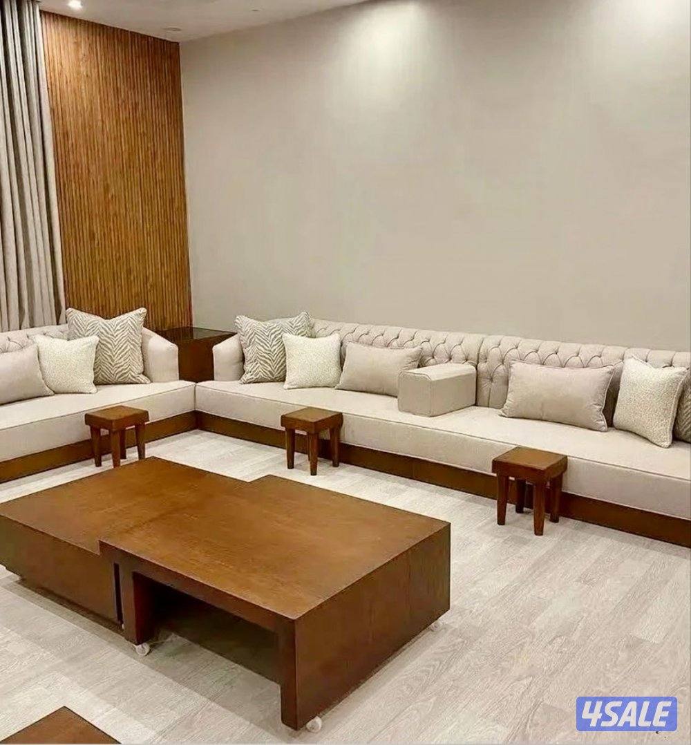 تفصال كنب بأسعار المصنع عليكم الاختيار  والتنفيذ علينا ديكورات فخمه…..1