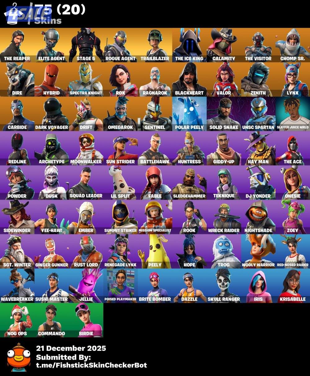 حساب فورت نايت سيزن 33