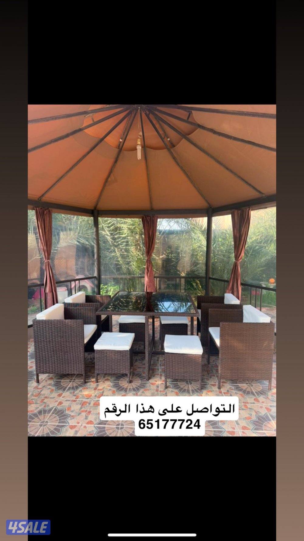 خيمه مع كراسي1