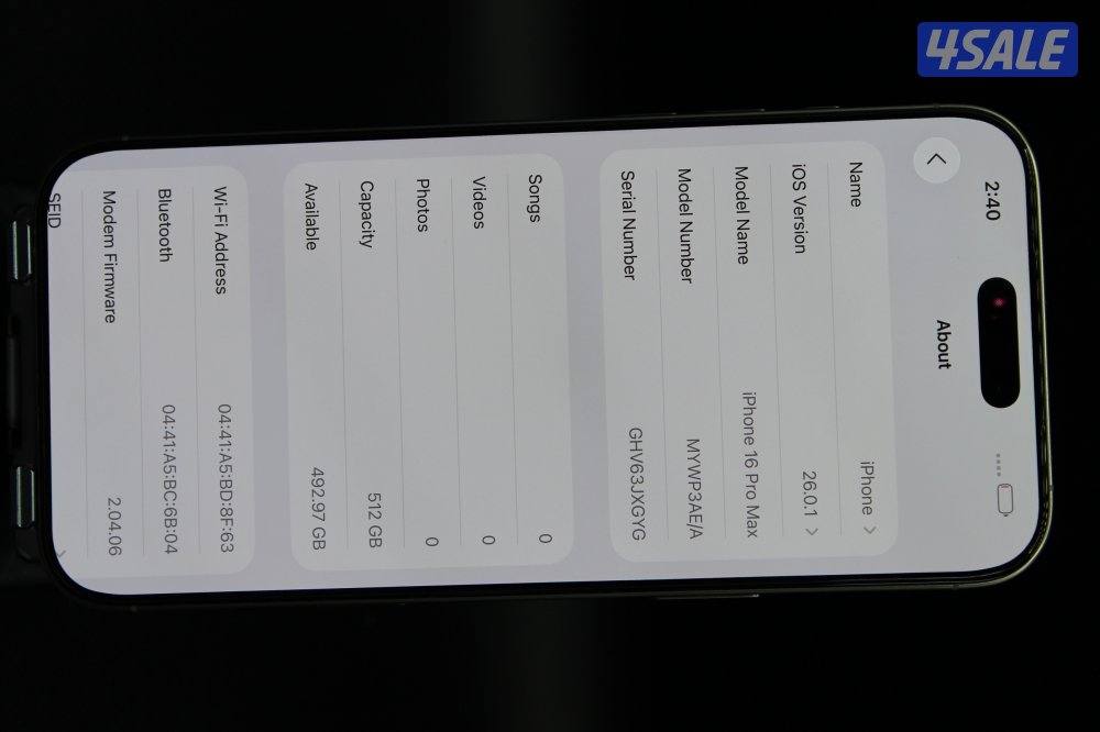 iphone 16 pro ,ax 512 gb1