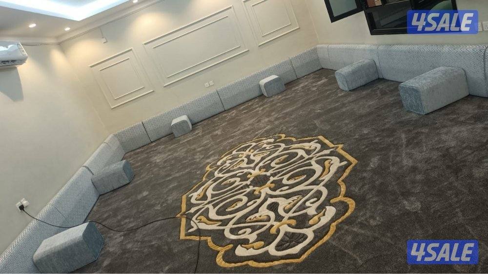 كل مايخص الديوانيات لدينا قنفات مساند بغلي وسعودي نكشات حفر يدوي سجاد5