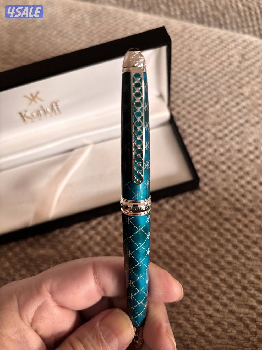 قلم كارلوف  حجر اخضر  جديد مقطوع من الوكيل2