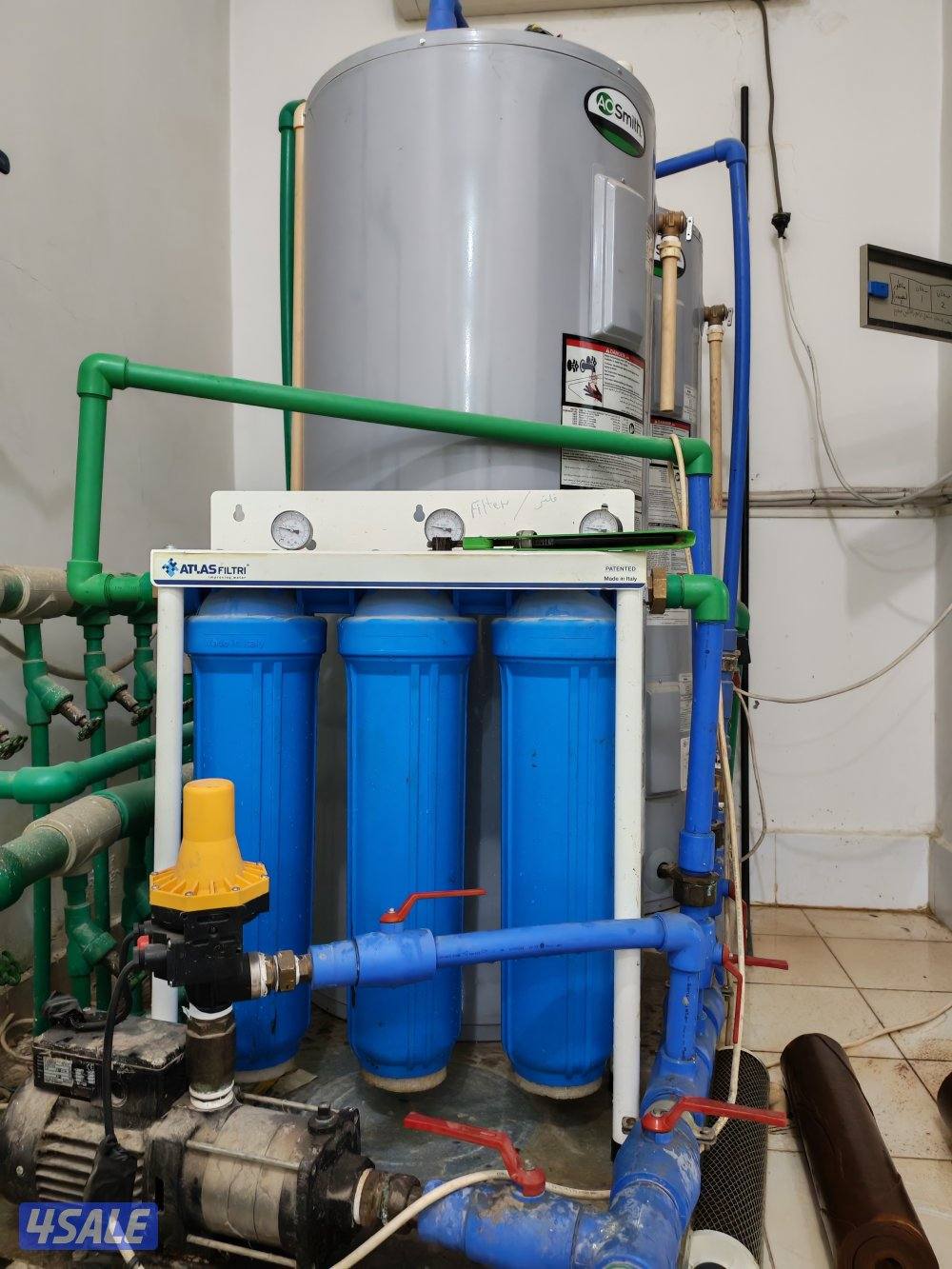 تصليح سخانات مركزية تصليح مضخات المياه ومضخات الجورة تركيب فلاتر مركزي6