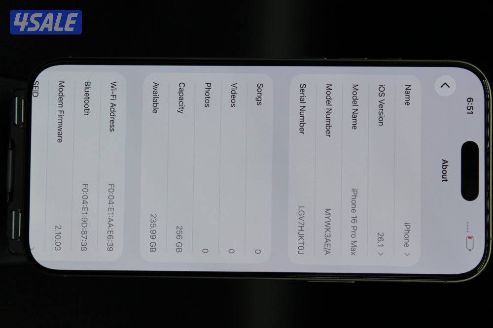 iphone 16 pro max 256gb uses2