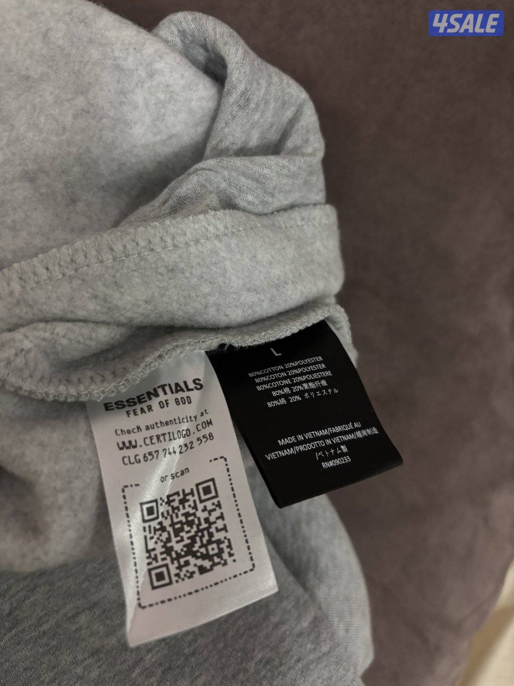 Essential Fear Of God Winter Hoodie جاكيت هودي شتوي2