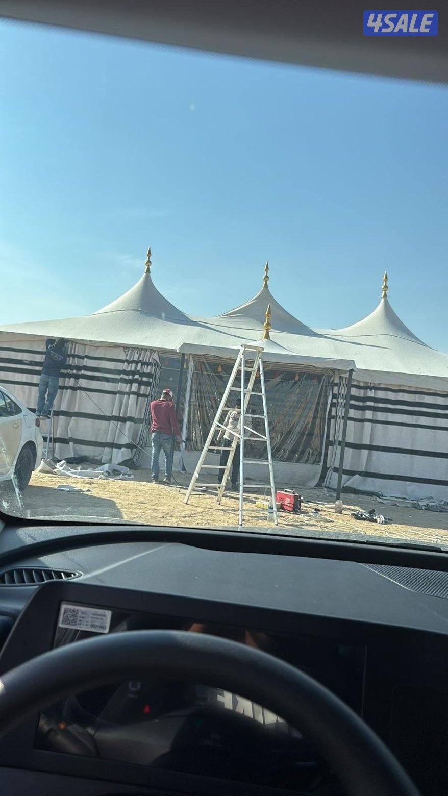 للبيع خيمة ملكية ثلاث قبب3