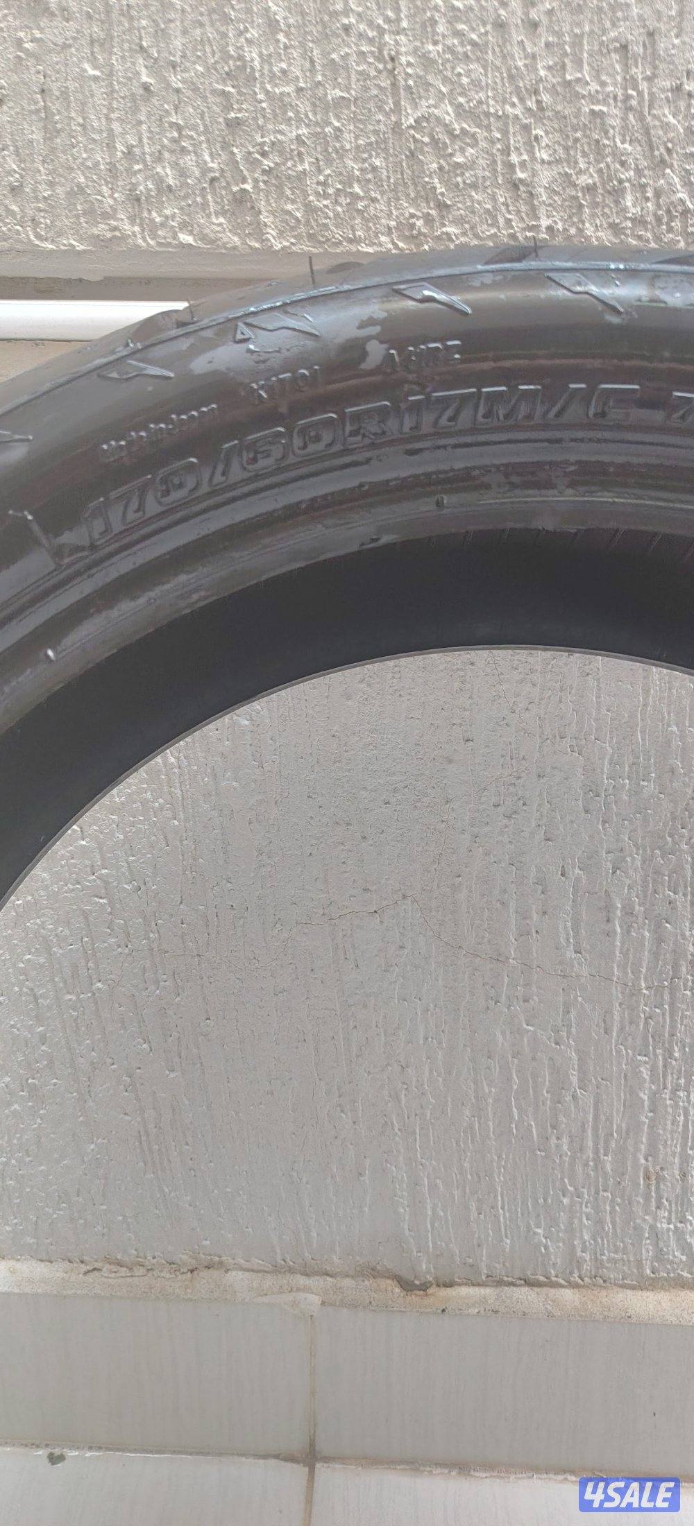 للبيع تاير خلفي  جديد حجم    170 /60R /175