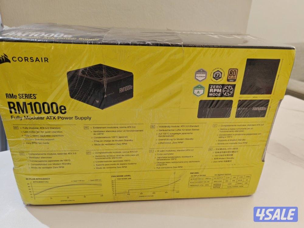 للبيع بورسبلاي Corsair RM1000e Fully Modular1