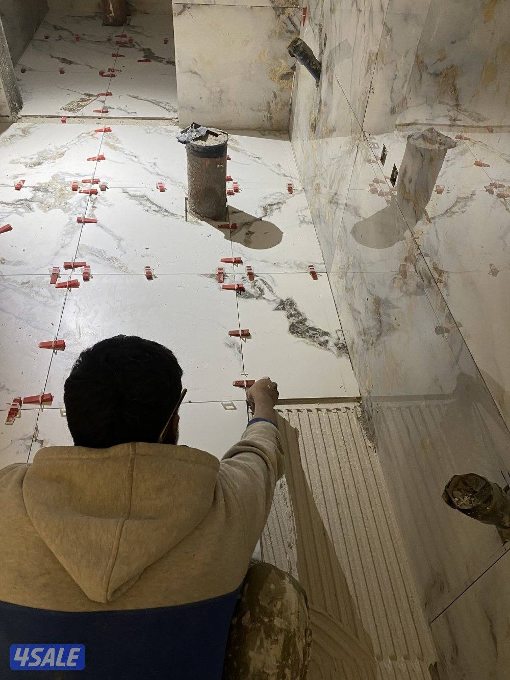 معلم سراميك رخام و ارضيه تكسير تركيب و مقاولات عامه كاشي5