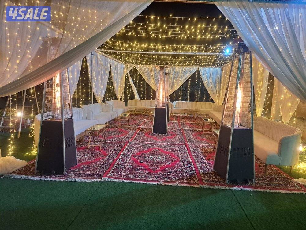 تاجير كنب أمريكي سجاد دفايات كراسي وطاولات8