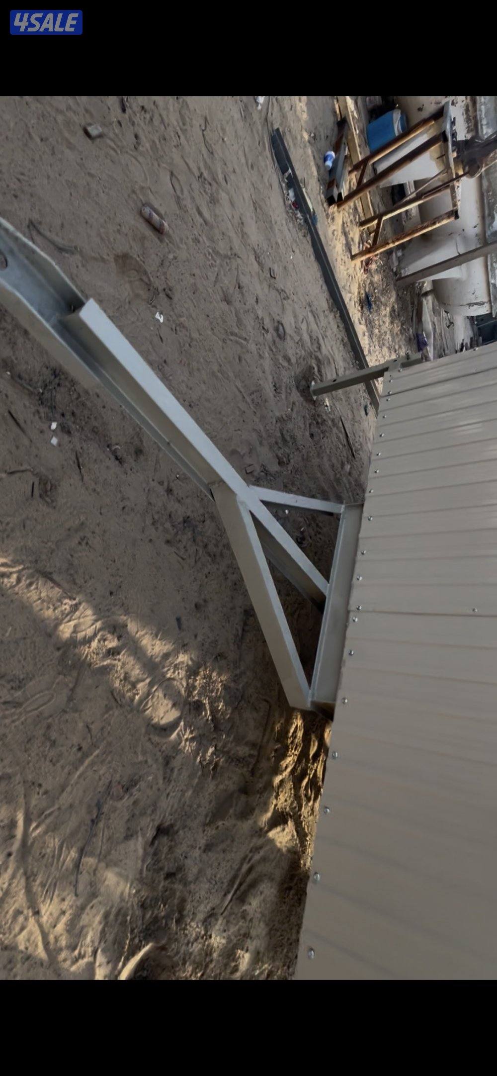 للبيع غرفه قلص طول ٣٦٦/٢٤٤ جديده شتر بليت الارضيه وبايب نفط مخرطه4