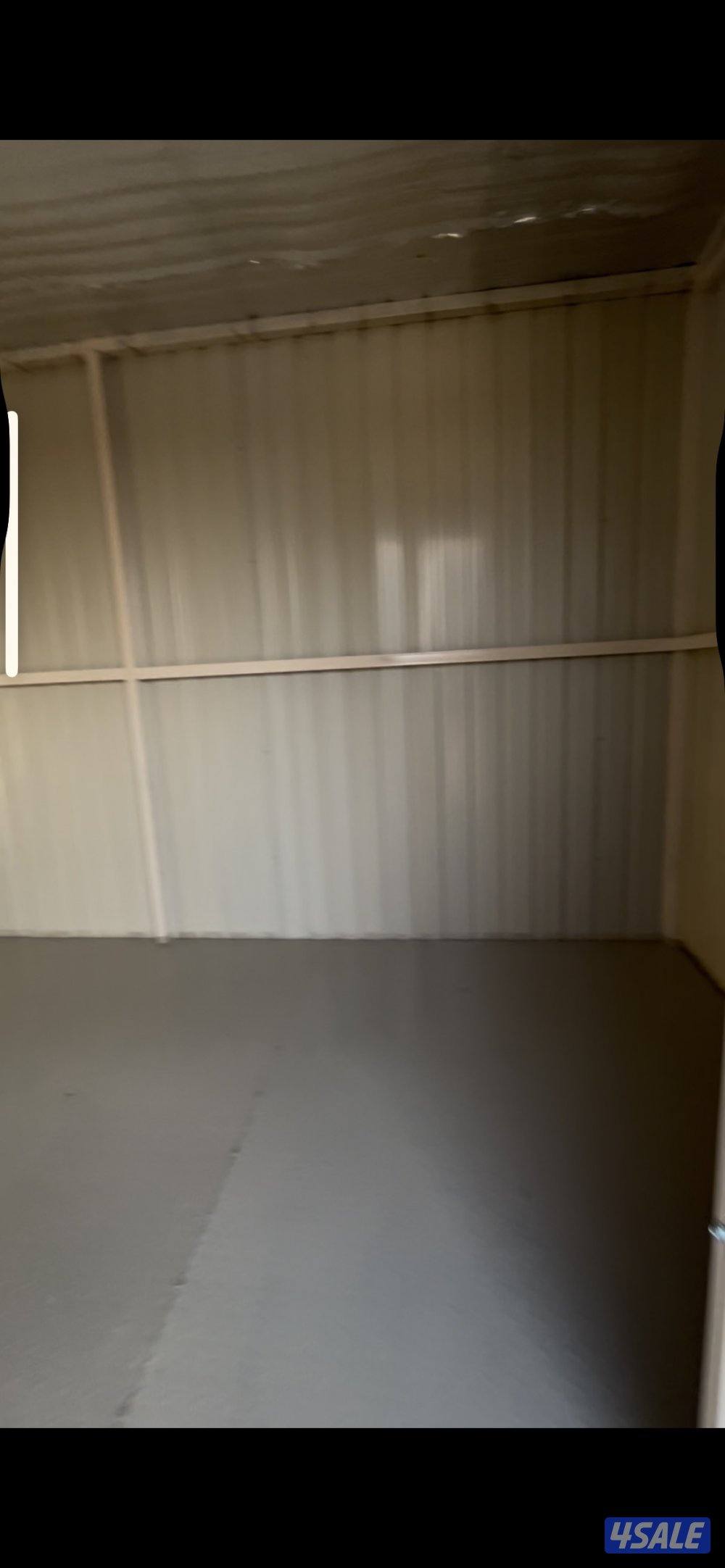 للبيع غرفه قلص طول ٣٦٦/٢٤٤ جديده شتر بليت الارضيه وبايب نفط مخرطه6