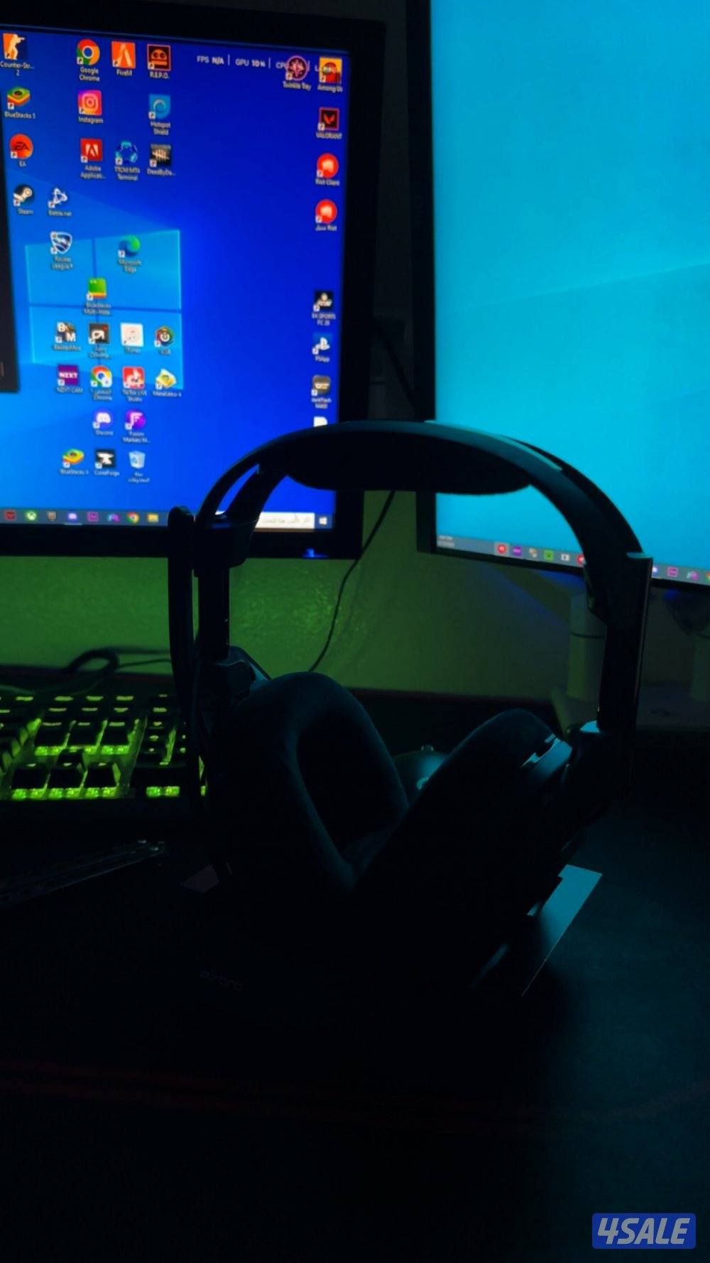 سماعة استرو Astro A50 قمة بالنظافة 100‎%‎3