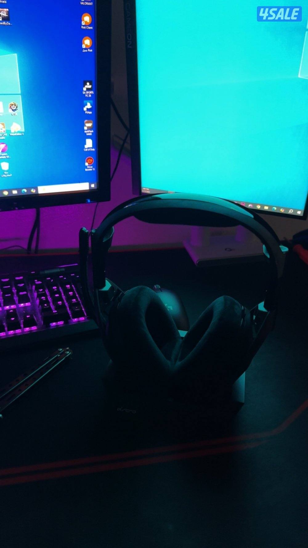 سماعة استرو Astro A50 قمة بالنظافة 100‎%‎5