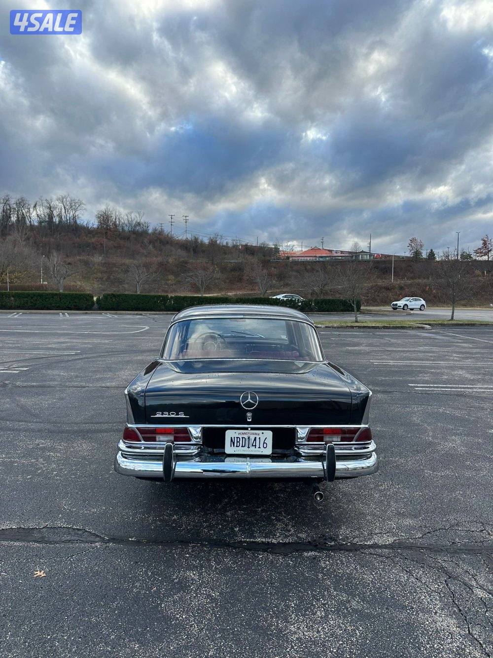 مرسيدس S280موديل 1967 عداد ٣٠ الف ميل1