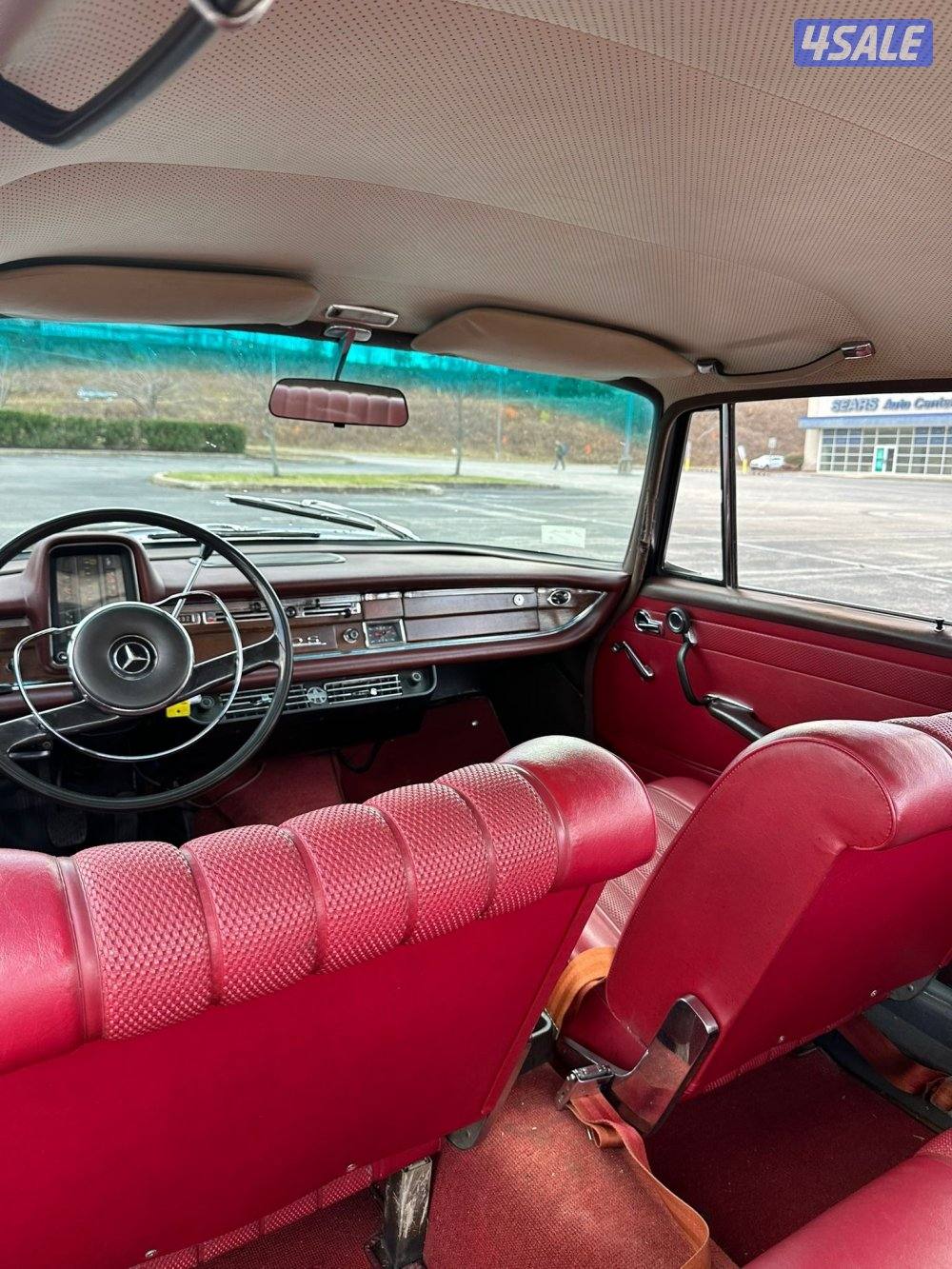 مرسيدس S280موديل 1967 عداد ٣٠ الف ميل5