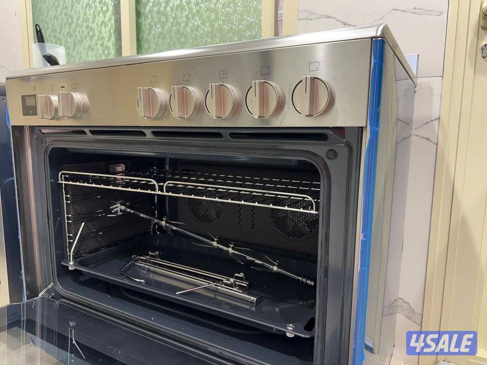 طباخ كهربائي  بوش  90X60 ستانلس ستيل ، جديد ب ( بدون كرتون )0