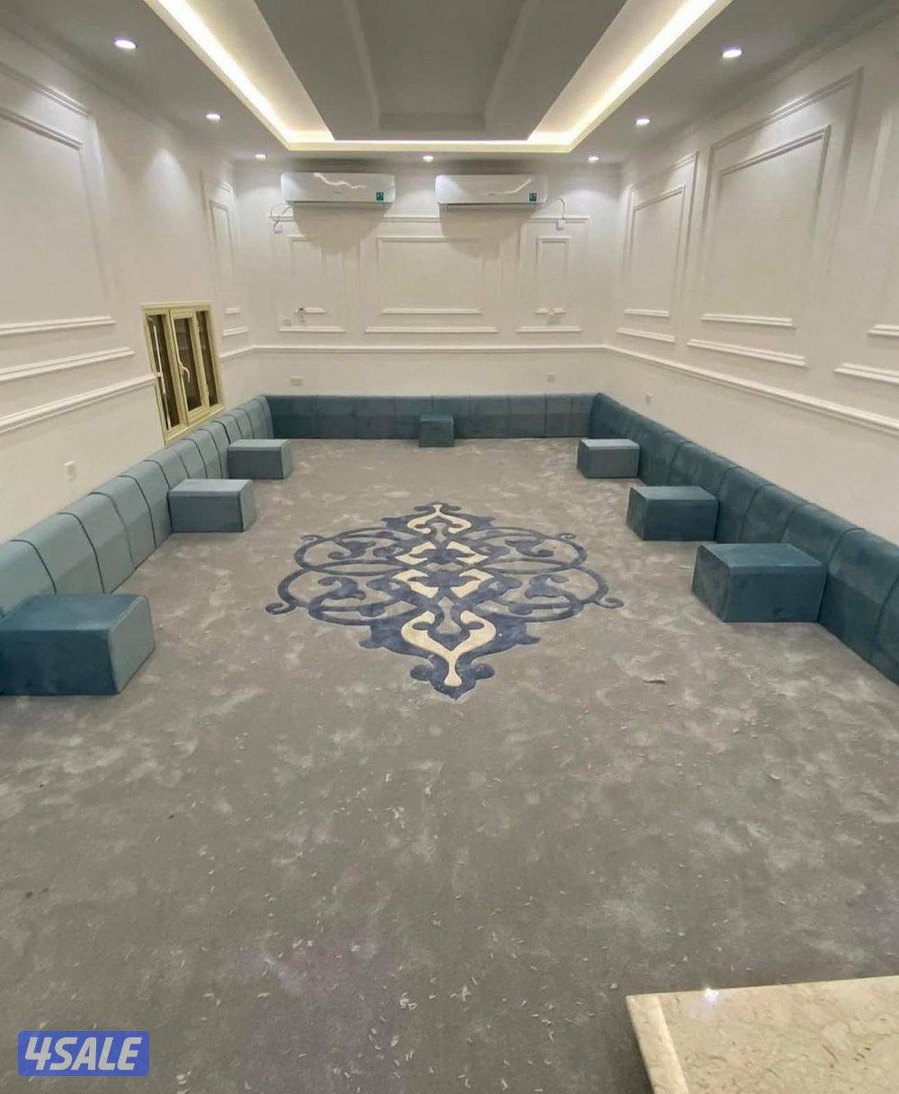 سجاد قص مساند ظهر باركيه ثيل صناعي جميع انواع اثاث مفروشات0