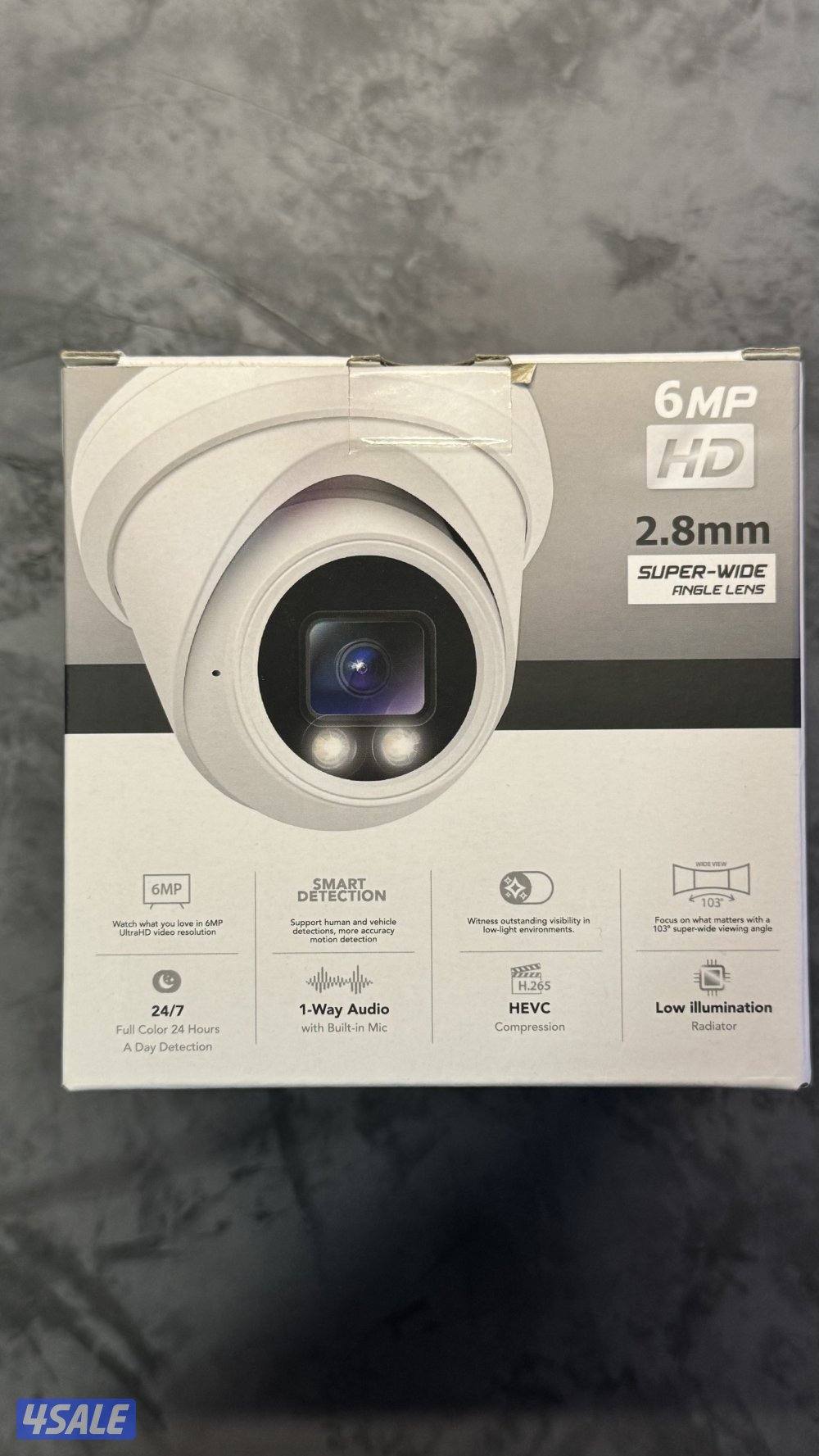 5 كاميرات مراقبه للبيع مع السيرفر حقها الكاميره الوحده ب 40دينار2