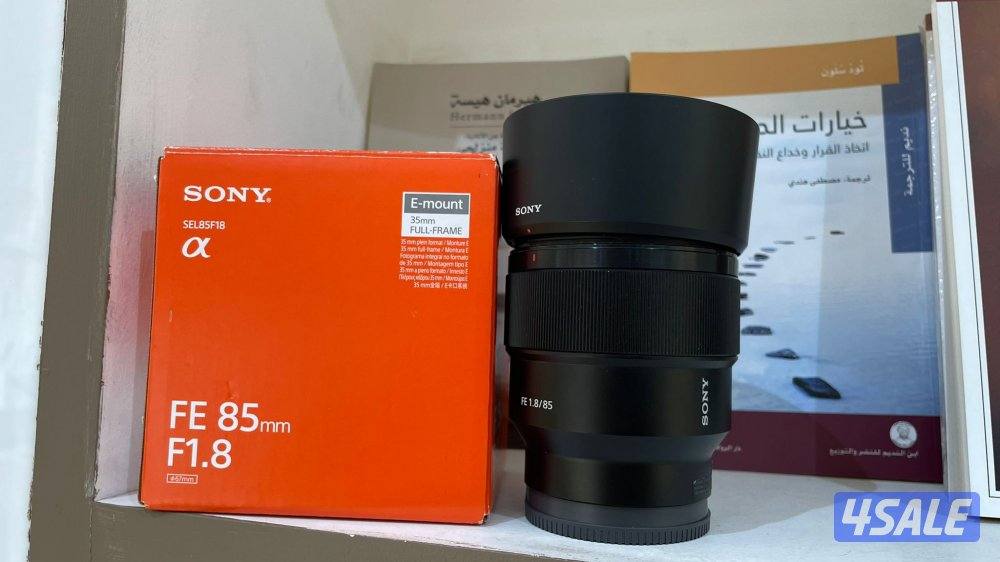 Sony  f/1.8 85mm عدسة0