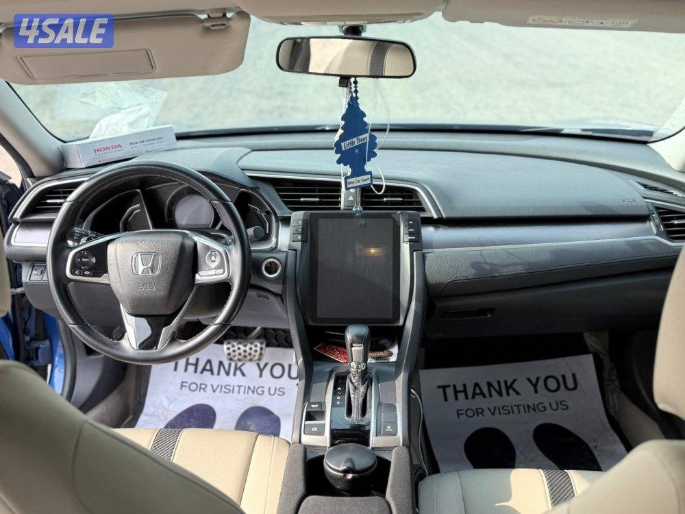 هوندا سيفيك موديل 2019 ماشي 85الف كم صبغ الوكالة شرط الفحص بالكامل7