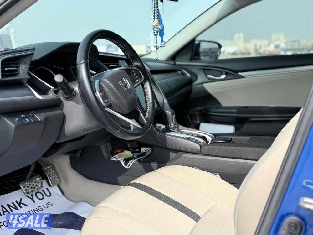 هوندا سيفيك موديل 2019 ماشي 85الف كم صبغ الوكالة شرط الفحص بالكامل8