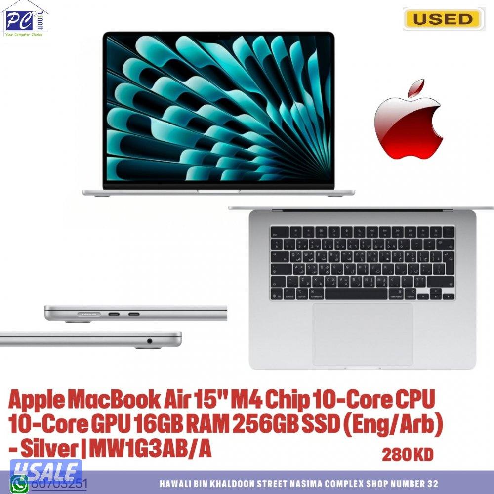 Apple MacBook Air 15" M4 Chip 10-Core CPU 10-Core GPU 16GB RAM 256GB S0