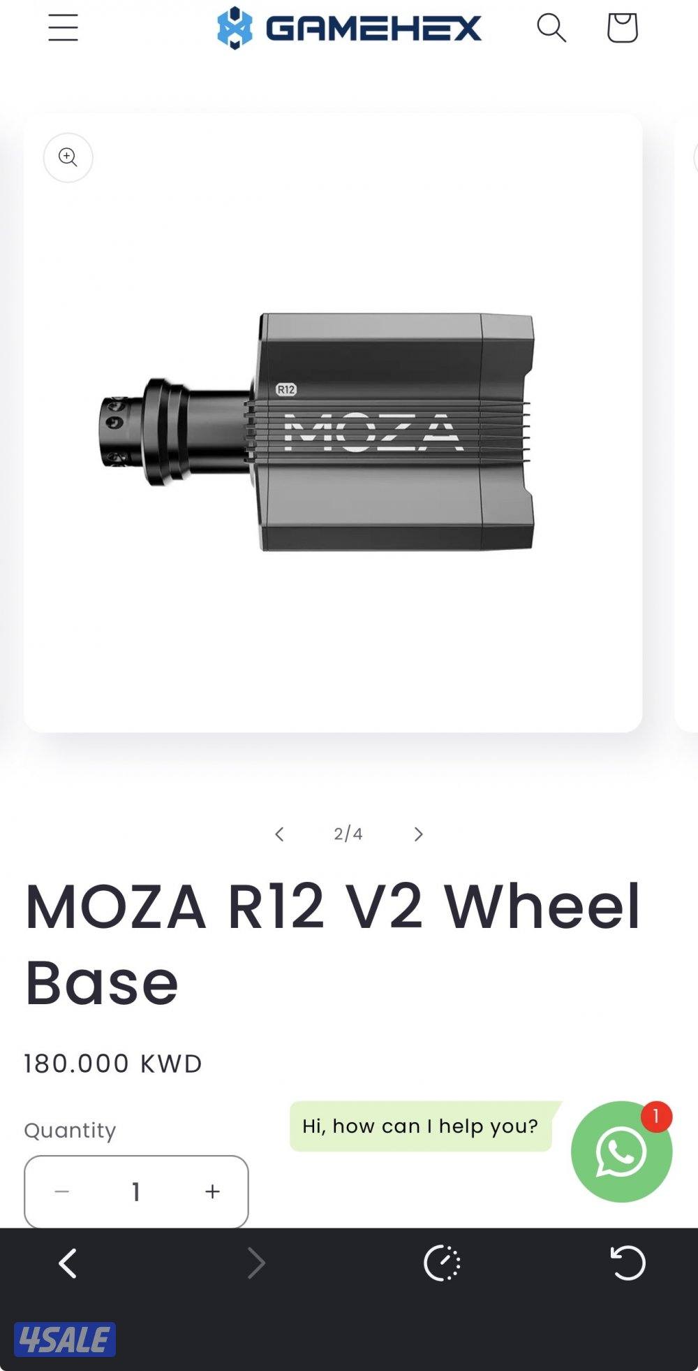 قاعده وسكان وقير ودواسات وسايد moza r123