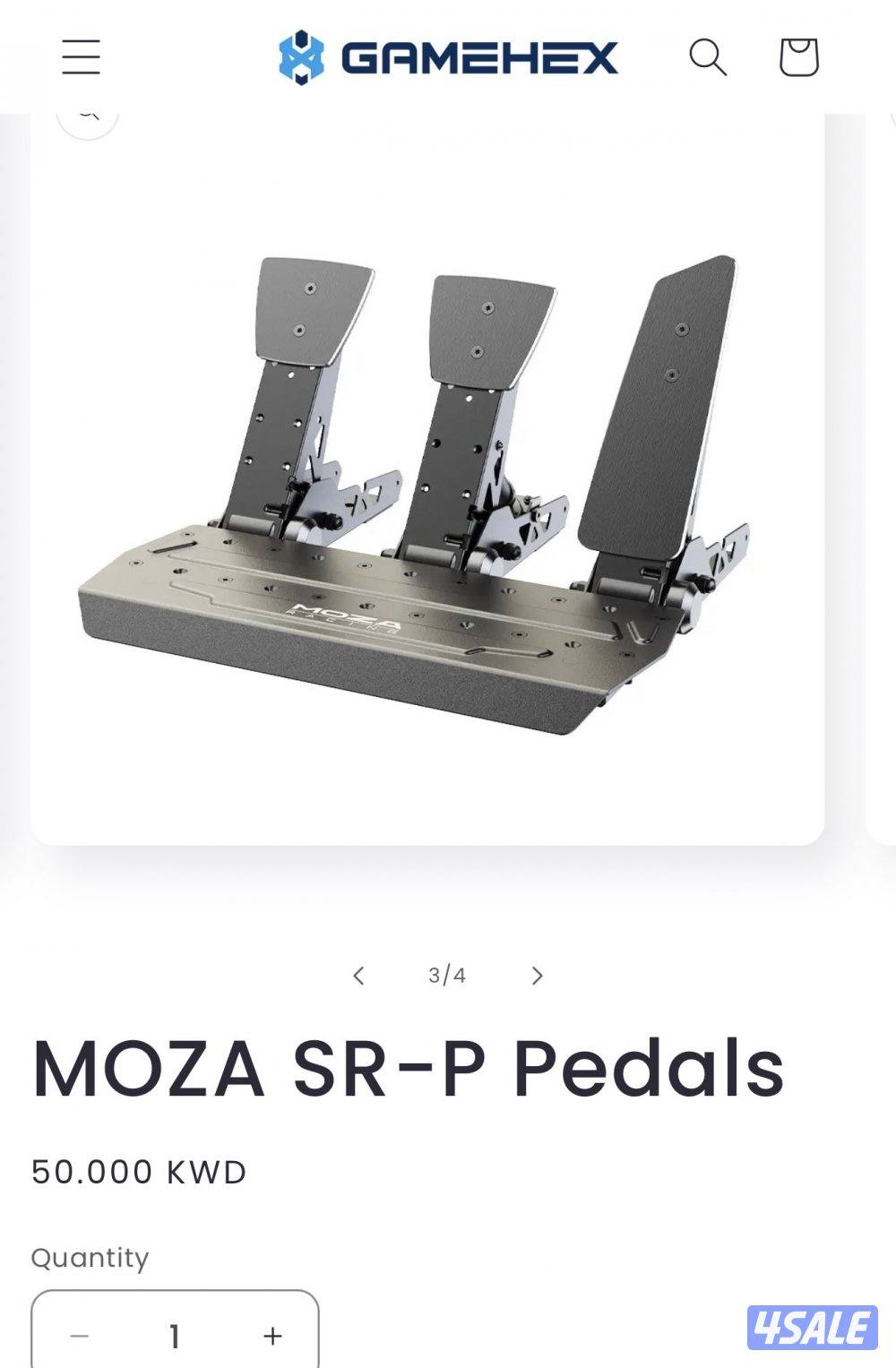 قاعده وسكان وقير ودواسات وسايد moza r122