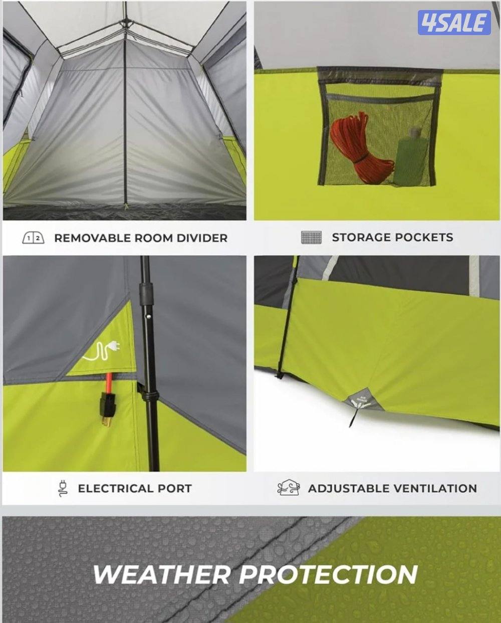 خيمة 9 اشخاص سريعة البناء مقاومه للماي2