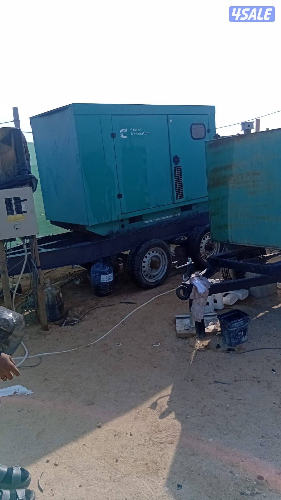 للبيع مكينة كهرباء Cummins 66kv ديزل 55 الف صافي هندية0